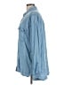 Gap Outlet 100% Lyocell Blue Long Sleeve Button-Down Shirt Size L - photo 5