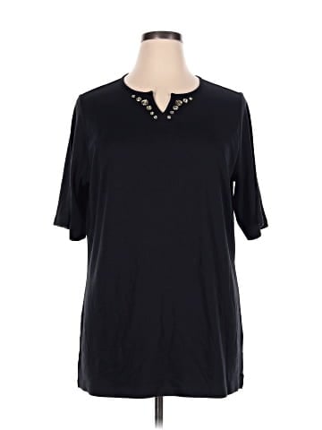 Quacker Factory Short Sleeve Top (view 1)