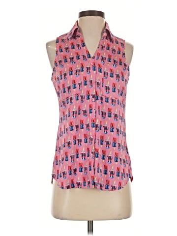 Express Sleeveless Button-Down Shirt (view 1)