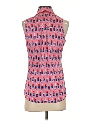 Express Sleeveless Button-Down Shirt (view 2)