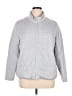 Three Dots Solid Gray Track Jacket Size XL - photo 1