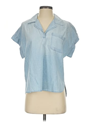 Caslon Short Sleeve Blouse (view 1)