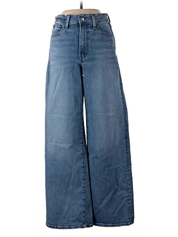 Madewell The Wide-Leg Jean in Super Stretch Denim (view 1)