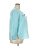 Talbots 100% Linen Blue 3/4 Sleeve Button-Down Shirt Size 2X Petite - photo 4