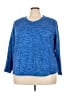 St. John's Bay 100% Polyester Blue Pullover Sweater Size 3X - photo 1