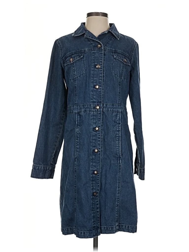Pre-owned St. John's Bay Casual Dress In Blue