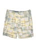 L.L.Bean 100% Cotton Plaid Yellow Cargo Shorts Size 12 - photo 1