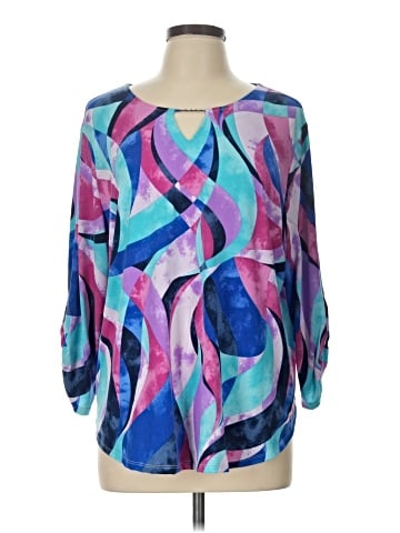 Alfred Dunner 3/4 Sleeve Blouse (view 1)