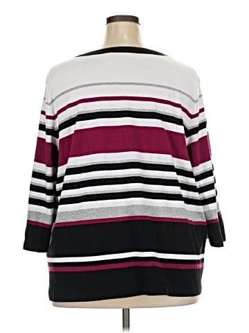 Alfred Dunner 3/4 Sleeve Top (view 2)