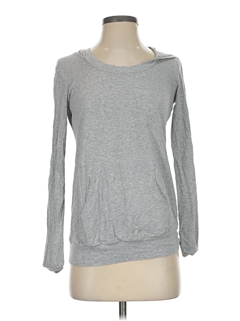 Pre-owned Love 21 Long Sleeve T-shirt In Gray