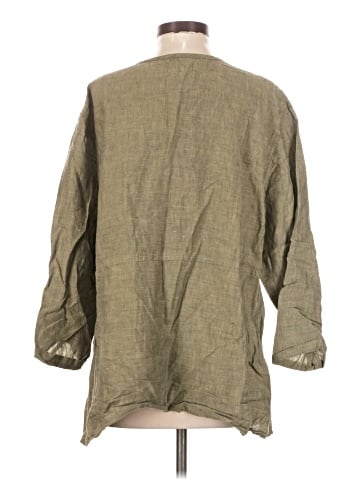 J.Jill 3/4 Sleeve Button-Down Shirt (view 2)