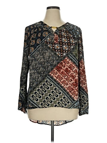Notations Long Sleeve Blouse (view 1)