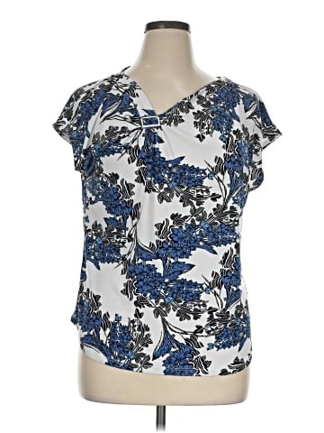 Adrienne Vittadini Short Sleeve Blouse (view 1)