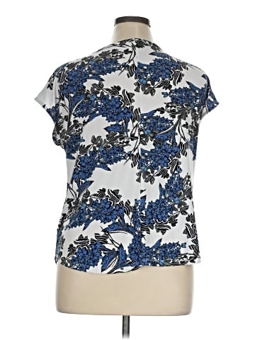 Adrienne Vittadini Short Sleeve Blouse (view 2)