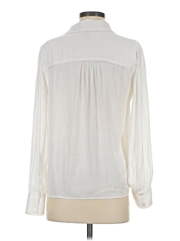 Aqua Long Sleeve Blouse (view 2)