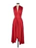 Moda International Solid Red Cocktail Dress Size M - photo 1