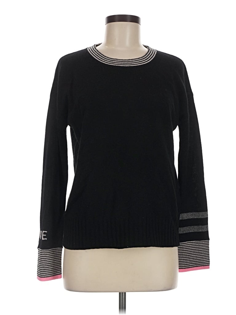 Pre-owned Lisa Todd Cashmere Pullover Sweater In Black