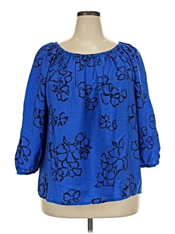 Sonoma Goods for Life 3/4 Sleeve Blouse (view 1)