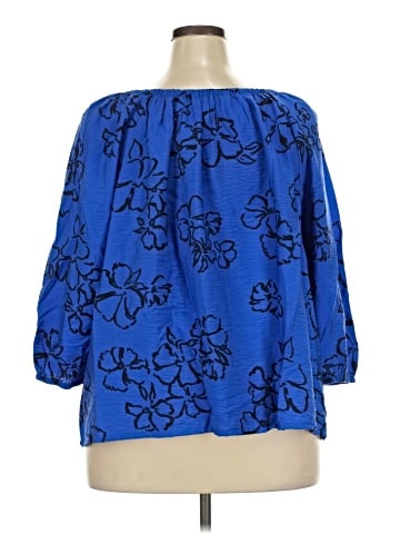 Sonoma Goods for Life 3/4 Sleeve Blouse (view 2)