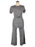 Habitual Solid Gray Jumpsuit Size 14 - photo 1