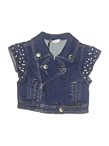 Monnalisa Denim Vest (view 1)