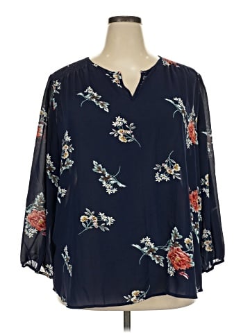 Fun2Fun 3/4 Sleeve Blouse (view 1)