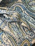 Cocomo Paisley Blue Short Sleeve Blouse Size M - photo 8