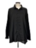 Missguided 100% Polyester Solid Black Long Sleeve Blouse Size 10 - photo 1
