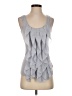 Deletta 100% Cotton Gray Tank Top Size S - photo 1
