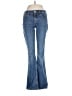 Gap 100% Polyester Hearts Blue Jeans Size 28 waist - photo 1