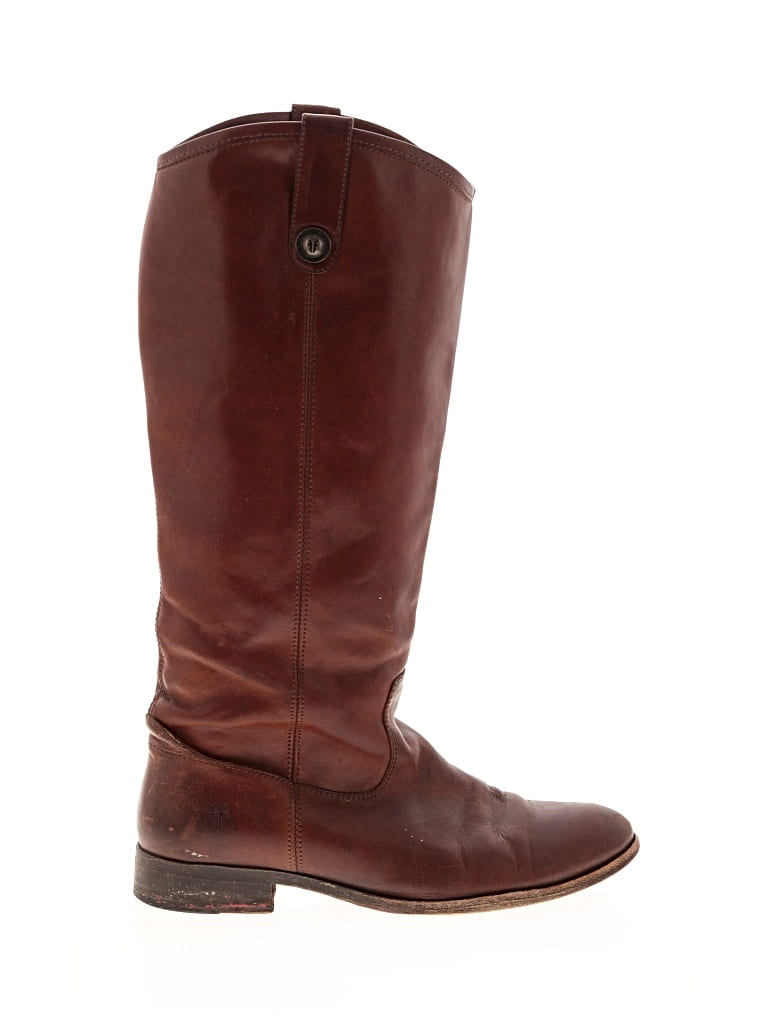 Pre-owned Frye Boots In Brown