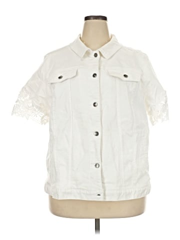 Denim 24/7 Short Sleeve Blouse (view 1)