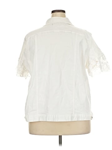 Denim 24/7 Short Sleeve Blouse (view 2)