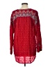 Johnny Was Floral Red Long Sleeve Blouse Size L - photo 2