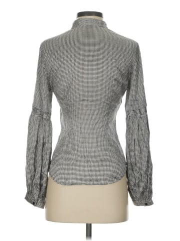 Express Design Studio Long Sleeve Silk Top (view 2)