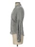 Express Design Studio Houndstooth Gray Long Sleeve Silk Top Size XS - photo 5