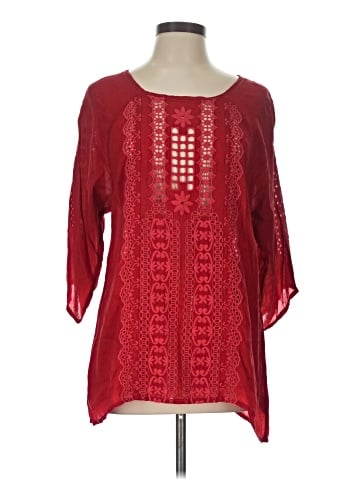Johnny Was 3/4 Sleeve Blouse (view 1)