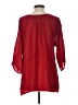 Johnny Was Solid Red 3/4 Sleeve Blouse Size L - photo 2