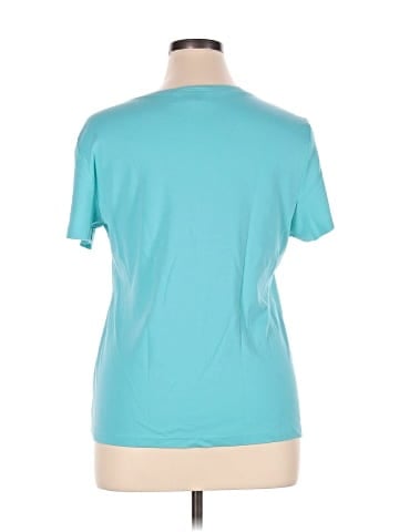 Karen Scott Short Sleeve Henley (view 2)