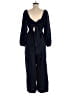 Madewell Polka Dots Blue Jumpsuit Size 8 - photo 2