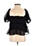 ASTR The Label 100% Polyester Black Sleeveless Blouse Size S - photo 2