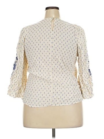 World Market 3/4 Sleeve Blouse (view 2)