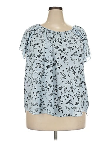 Philosophy Republic Clothing Short Sleeve Blouse (view 1)