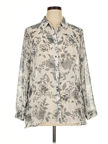 Susan Graver 3/4 Sleeve Blouse (view 1)
