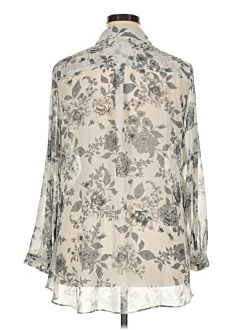 Susan Graver 3/4 Sleeve Blouse (view 2)