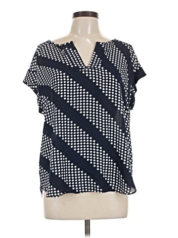 7th Avenue Design Studio New York & Company Short Sleeve Blouse (view 1)
