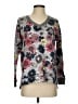 Secret Treasures Floral Gray Pullover Sweater Size S - photo 1