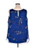 Vince Camuto 100% Polyester Blue Sleeveless Blouse Size 1X - photo 2