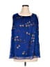 Vince Camuto 100% Polyester Blue Sleeveless Blouse Size 1X - photo 1