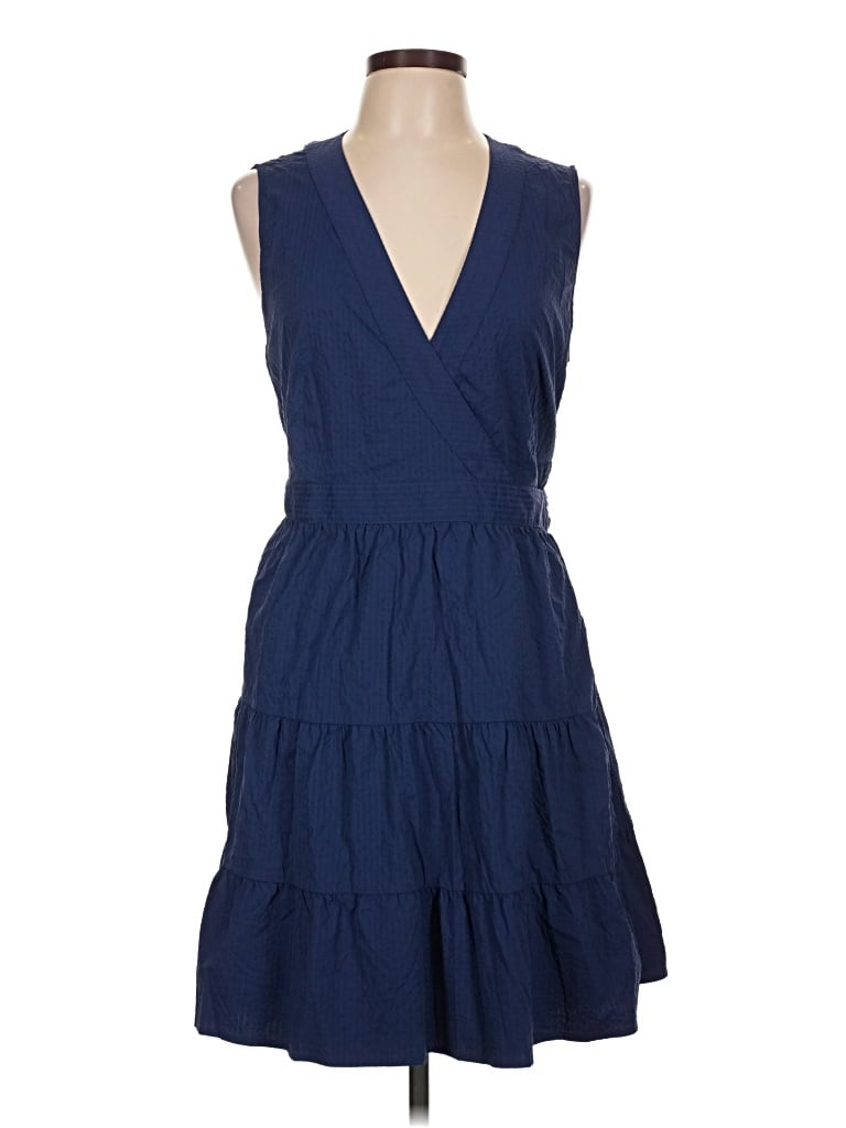 Pre-owned Vineyard Vines Performance Casual Dress In Blue